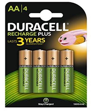Įkraunamos baterijos AA DURACELL 1300 mAh
