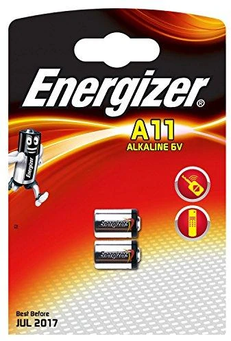 Baterija - Energizer A11/L1016 6V Alkalinė 38 mAh Neįkraunama