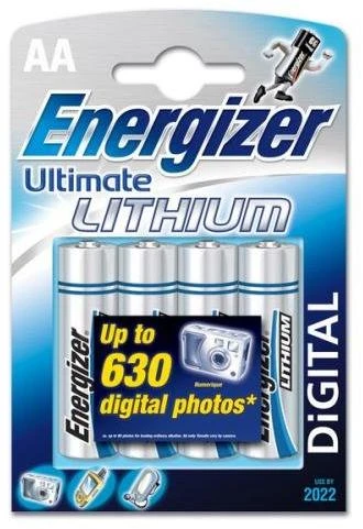 1x4 ENERGIZER Ultimate Lithium Mignon AA LR 6 1,5V