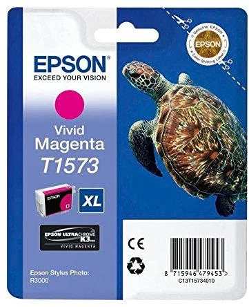 Epson rašalas T157340 / C13T15734010 rašalas (ryškus rausvai raudonas)