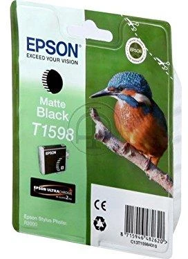 Epson T1598 rašalo kasetė, matinis Juodas