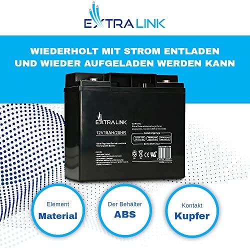Akumuliatorius Extralink AGM 12V 18AH