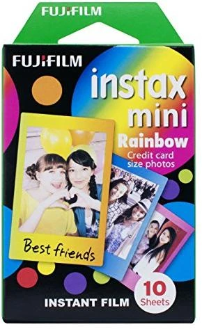 Fujifilm | Instax Mini Rainbow momentinis filmas | 86 x 54 mm | Kiekis 10