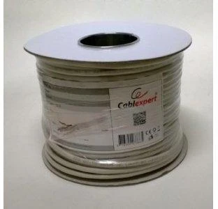 GEMBIRD FPC-6004-SOL/100 Gembird FTP folija ekranuotas tvirtas kabelis, kat. 6, CCA, 100m, pilka