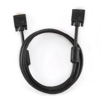 „Gembird CC-PPVGA-10M-B Premium VGA HD15M/HD15M“ dvigubai ekranuotas su 2 ferito šerdimis, 10M | Cablexpert