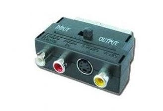 GEMBIRD CCV-4415 Gembird Adapteris SCART kištukas prie 3 RCA lizdų ir 1 S-Video lizdo su jungikliu
