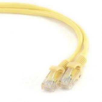 GEMBIRD PP12-5M/Y Gembird patchcord RJ45, cat.5e, UTP, 5m, geltona
