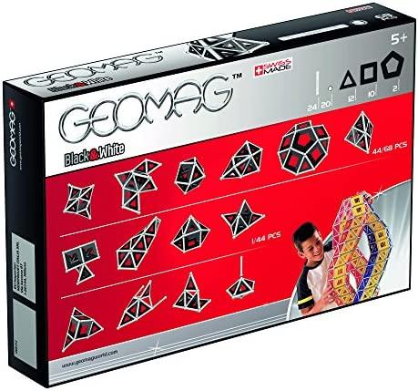 Geomag Panels Juodas&Baltas 68 pcs neodimio magnetinis žaislas 68 vnt Multi spalvos