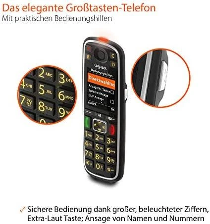 Gigaset E720HX juoda