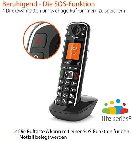 Gigaset E720HX juoda