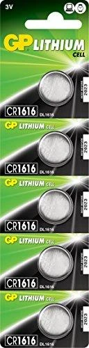 GP CR1616 ličio baterijų rinkinys