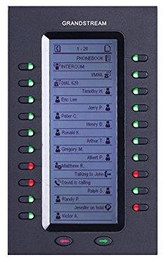 Grandstream Networks GXP2200EXT IP išplėtimo modulis Juoda 20 mygtukai