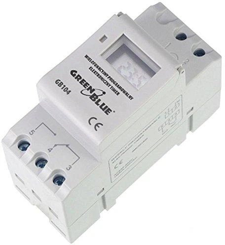 GreenBlue PROGRAMUOJAMAS ELEKTRONINIS LAIKO JUNGIKLIS GB-104