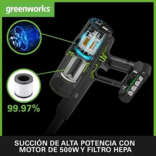 Greenworks belaidis dulkių siurblys GD24SVK4D 24V 4Ah