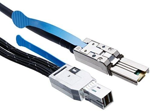 Hewlett Packard (HP) HPE 2.0m išorinis Mini SAS didelio tankio į Mini SAS kabelis