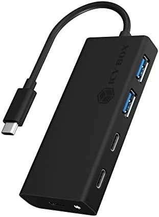 ICY BOX USB 3.0 HUB Type-C iki 2x Type-C ir 2x Type-A jungtys