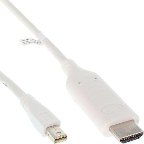 InLine DisplayPort Mini – HDMI kabelis 3 m baltas (17173I)