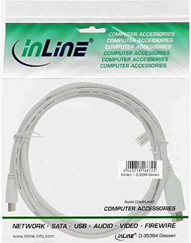 InLine DisplayPort Mini – HDMI kabelis 3 m baltas (17173I)