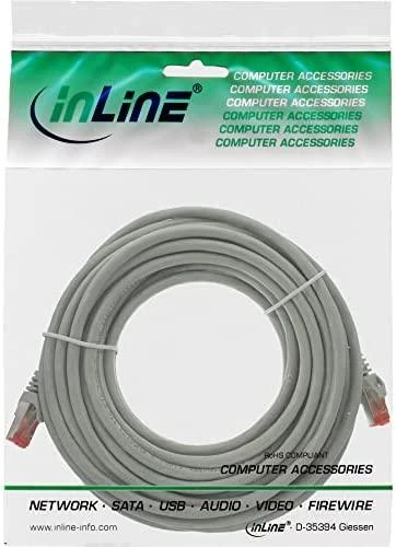 InLine RJ-45/RJ-45 kat.6 pilka 20m (76920)