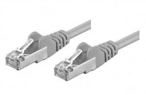 „Goobay“ | 50126 | CAT 5e jungiamasis kabelis, F/UTP | „Pilkas“ RJ45 kištukas (8P8C) | RJ45 kištukas (8P8C)