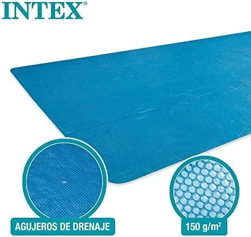 Intex Baseino uždangalas, mėlynas, 960x466cm, polietilenas