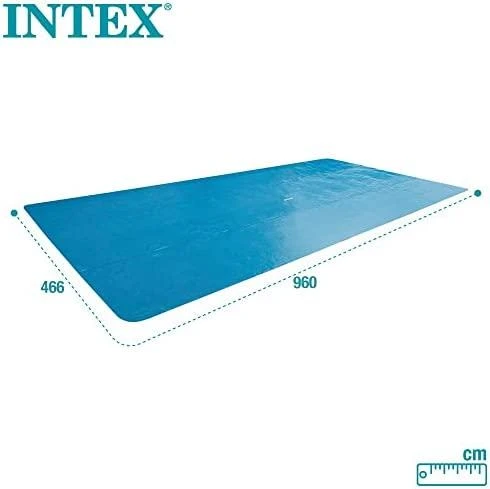 Intex Baseino uždangalas, mėlynas, 960x466cm, polietilenas