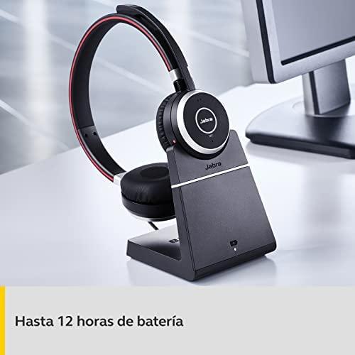 Jabra Evolve 65 UC Stereo - Ausinės - su lankeliu ant galvos - Office/Call center - Juodas - Dvipusės - China
