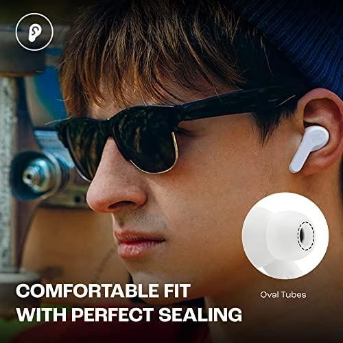 Belaidės Ausinės JBL Wave Beam, Baltos