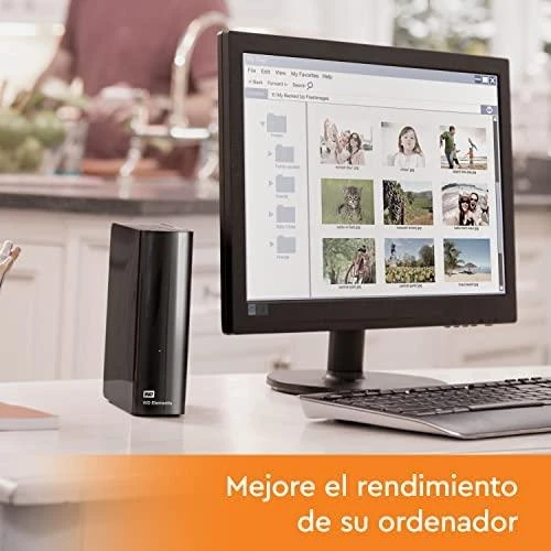 Kietasis diskas „Western Digital Elements“ 6 TB HDD USB3.0 3,5 colio RTL išorinis RoHS suderinamas juodas