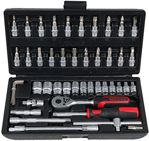 Galvučių komplektas 1/4" 48-vnt CLASSIC, KS Tools