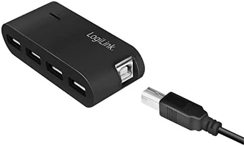 LogiLink Prisijungti | USB 2.0 Hub-4 prievadas su maitinimo adapteriu