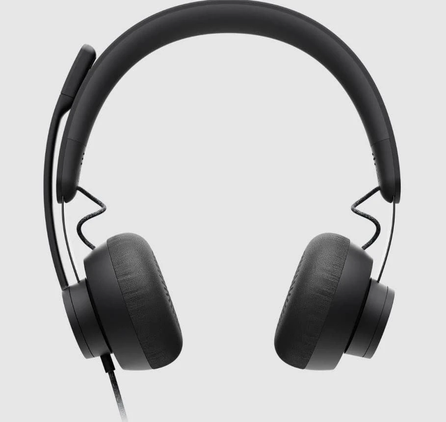 Universalios ausinės Logitech Zone su laidu, su mikrofonu, MSFT, Juodos