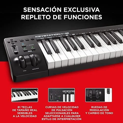 M-AUDIO Keystation 61 MK3 MIDI klaviatūra