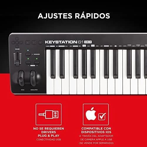 M-AUDIO Keystation 61 MK3 MIDI klaviatūra