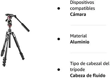 Manfrotto BEFREE Live svirtis, juoda