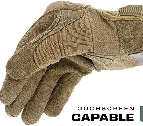 Mechanix Wear Pirštinės Mechanix M-Pact® 3 Coyote XL dydis. Velcro, TrekDry®, dirbtinė oda, delno, krumplių, Armortex®, pirštų apsauga, D30® apsauga nuo vibracijos