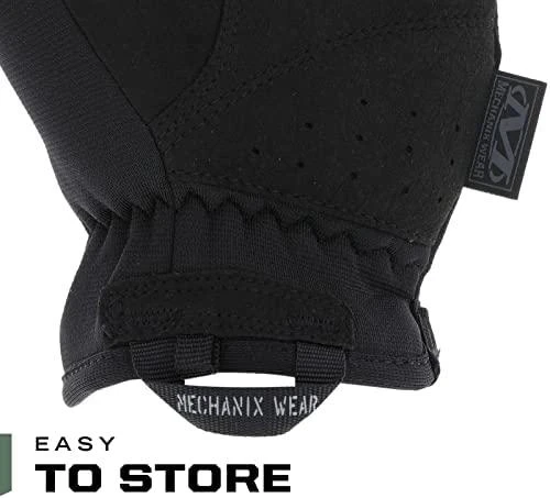 Mechanix Wear Pirštinės Mechanix FastFit® juodos, XXL dydis. Rauktas rankogalis, 0.6 mm dirbtinė oda, TrekDry®, touchscreen technologija