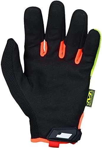 Mechanix Wear Pjūviams atsparios (5/D lygis delno srityje) apsauginės pirštinės Mechanix The Original® CR5 geltonos L dydis. Velcro, dirbtinė oda, TrekDry®, ryškios