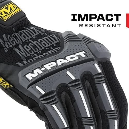 Mechanix Wear Pirštinės Mechanix M-Pact® Open Cuff M dydis. Rauktas rankogalis, TrekDry®, sintetinė oda, delno, krumplių, Armortex®, pirštų apsauga, C30® apsauga nuo vibracijos