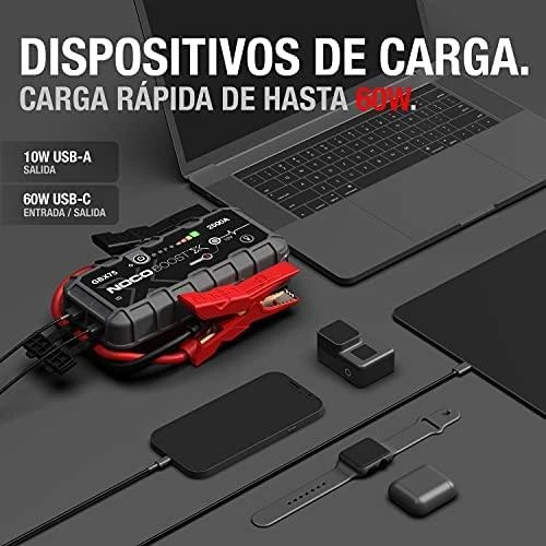 Automobilio Užvedimo Įrenginys - NOCO GBX75 2500A Benzininiams Varikliams iki 8.5L ir Dyzeliniams iki 6.5L
