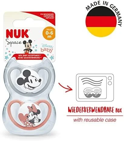 NUK SMOCZEK USP 2EL 0-6 MICKE SPACE 10730715 1/6