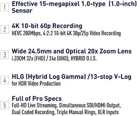 PANASONIC HIGH END CAMCORDER HC-X2E
