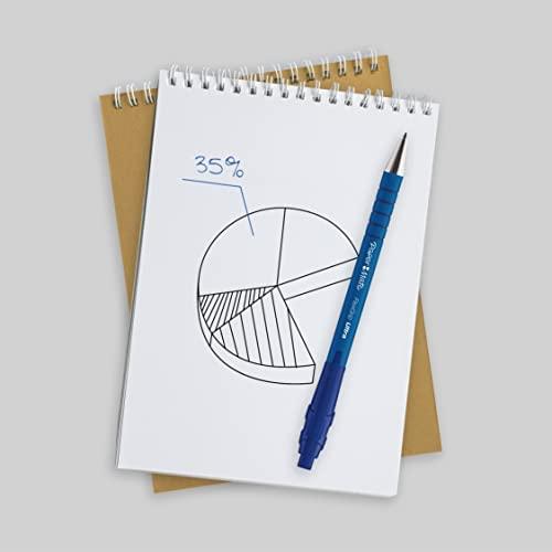 Papermate 5 vnt. automatiniai rašikliai Paper Mate Flexgrip Ultra, mėlyni