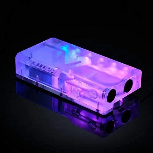 PHANTEKS R160C rezervuaras – permatoma akrilinė galinė plokštelė, DRGB-LED