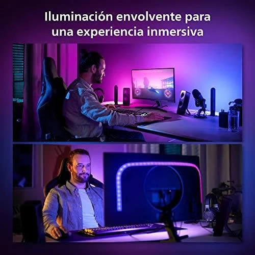 „Philips Hue Gradient PC Lightstrip“ 32–34 colių pradinis rinkinys | 19 W