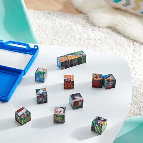 Ravensburger kubelių dėlionė „Mėgstamos transporto priemonės“, 12 kubelių