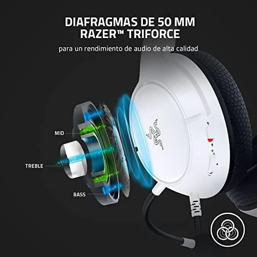 Razer Kaira Pro ausinių techninė sandara