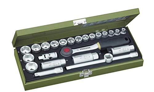Galvučių rinkinys 3/8" 24 dalių PROXXON