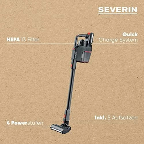 Dulkių siurblys Severin HV 7186 Sepuro Pro juoda