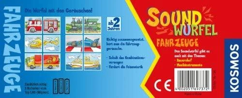 Piatnik Kości dźwiękowe Pojazdy (402631)